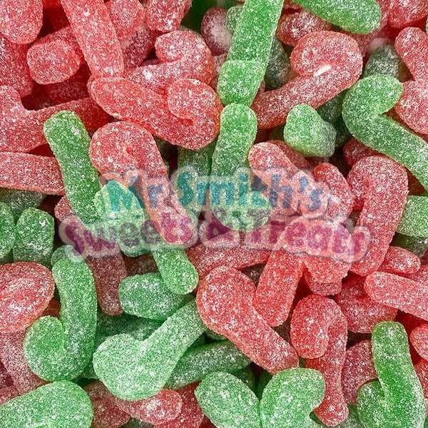 500g Green & Red Jelly Candy Canes