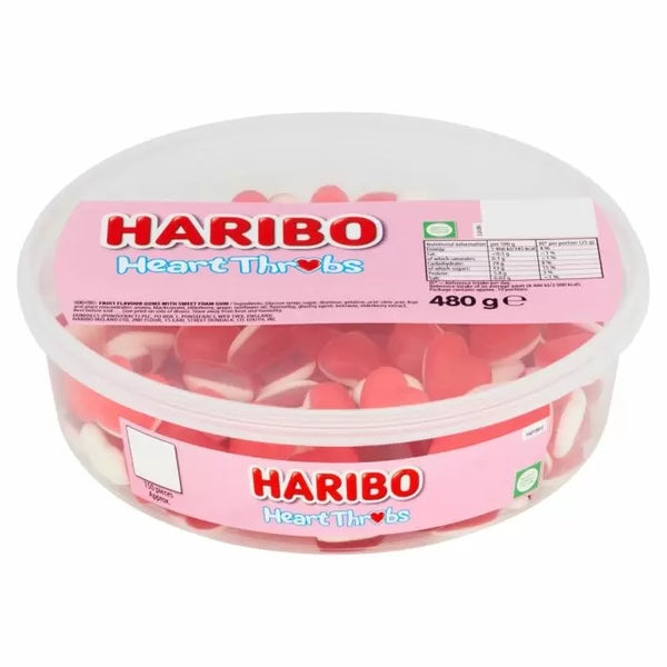 Haribo Heart Throbs Tub