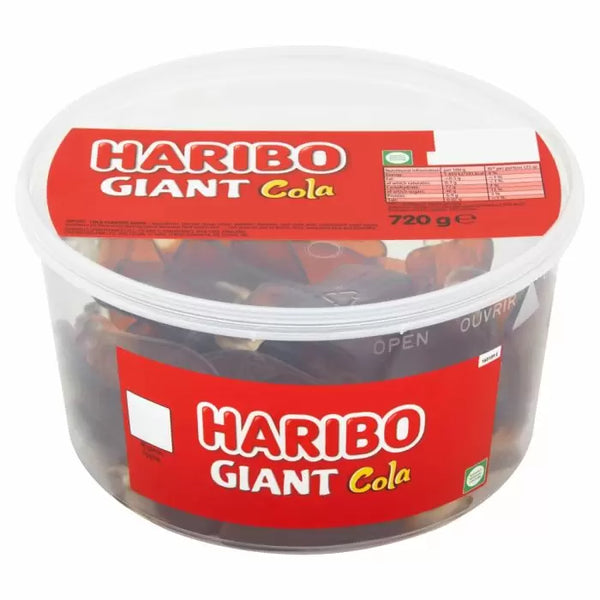 Haribo Giant Cola Bottles Tub