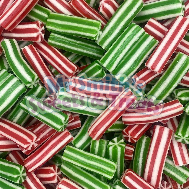 Green & Red Candy Poles