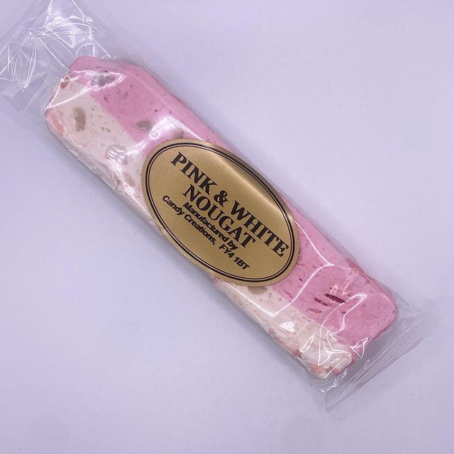 Pink & White Nougat Bar