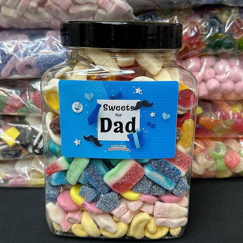 Mix Your Own 1.5kg Gift Jar "Sweets For Dad"