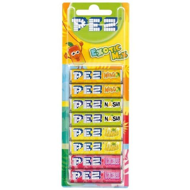 Pez Exotic Refill 8 Pack